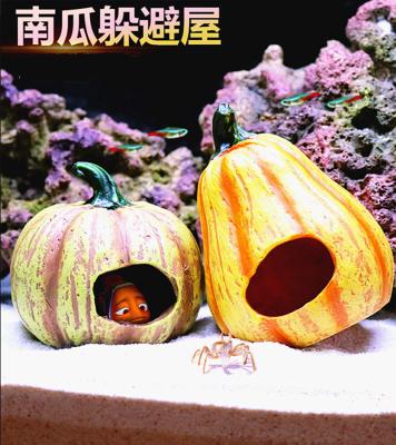 China Vivid Pineapple HouseBaby House Cartoon Viable Artificial Fish Hidden Cave Decoration Aquarium Props for sale