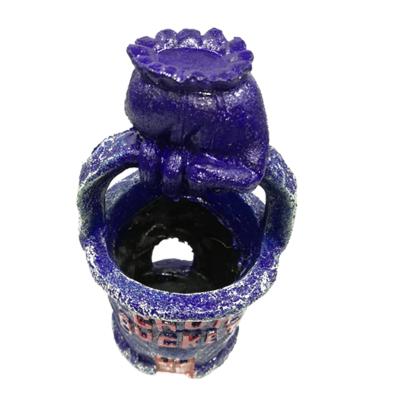 China Aquarium Resin Simulation Barrel Decoration Fish and Shrimp Viable Pets Avoid Cave Landscaping Decoration for sale