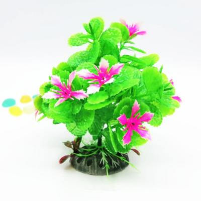 China Art Decor Artificial Aquarium Plastic Plants, Aquarium Decoration Water Green Grass Aquatic Ornament for sale