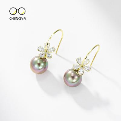 China New 2021 FASHIONABLE Korean Jewelry Temperament Goddess Collocation Ear Hook Shell Beads Earrings for sale