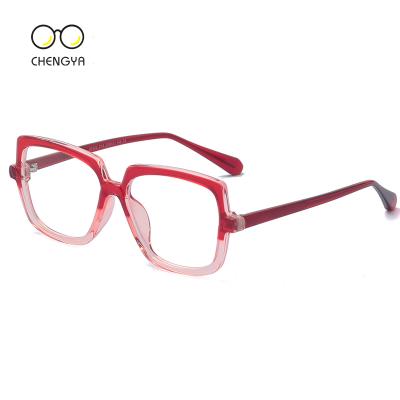 China Z1022 New TR Fashion Frontal Foot Frame Flat Frame Anti-blue Lightweight Flat Eye Glasses Frame Female Frame for sale