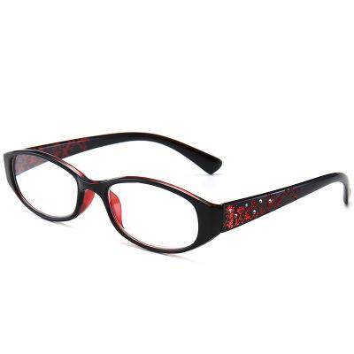 China Male Retractable Plastic Anti-blue Reading Glasses And High Definition Presbyopic Diopter 18913-1 Female Resin Glass for sale