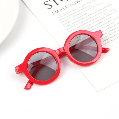 China Round Vintage Round Boys Girls Fashion Kids Sunglasses Child Plastic Cute Sun Glasses Frame Eyewear Accessories for sale