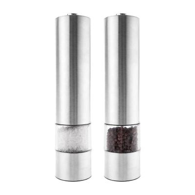 China 2022 Hot Selling Sustainable Electric Salt and Pepper Grinder With Adjustable Coarseness and LED Light for sale