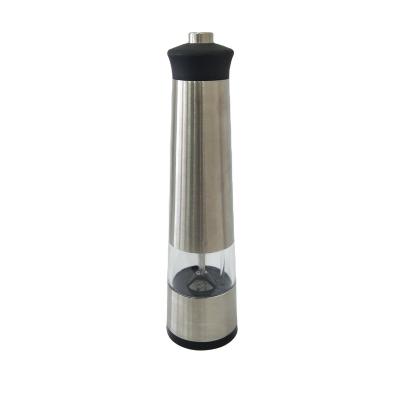 China Sustainable Wholesale Automatic Stainless Steel Salt And Pepper Mill With Tower Design for sale