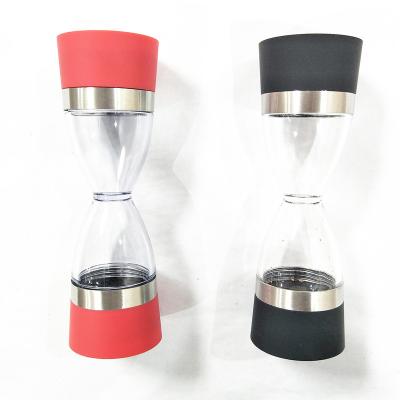 China Sustainable Factory Direct Supply Portable 2 In1 Manual Salt And Pepper Mills for sale