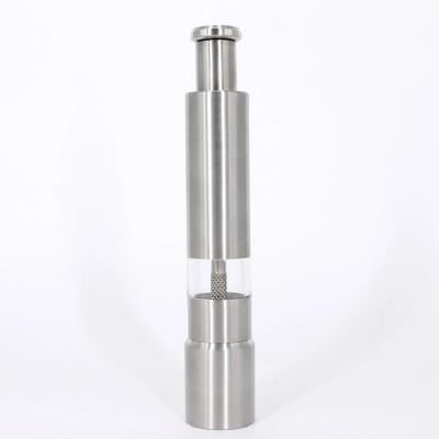 China Sustainable High Quality Mini Stainless Steel 201 Manual Spice Mill / Salt&Pepper Mill for sale