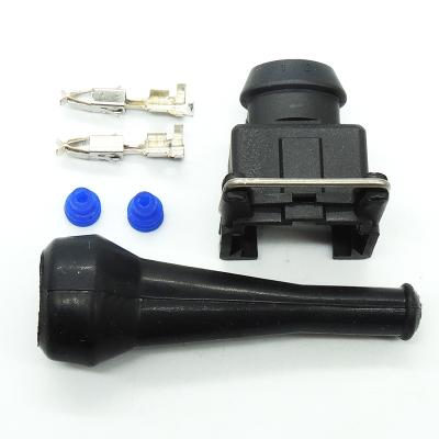 China Fuel Injectors Universal Fuel Injector EV1 Electrical Connector Plug For VW Renault Fiat Ford for sale