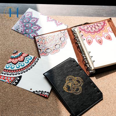 China Wholesale Creative Stationery Printed Crystal Pu Leather Diary Notebook Of New Discoloration Temperature Occultism Snake Custom Diary for sale