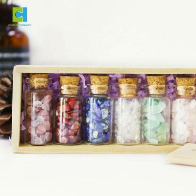 China Factory Wholesale Gift Glass Wishing Bottles With Corks for sale