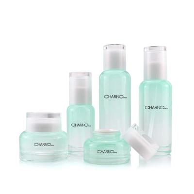 China 50g 40ml 100ml 120ml Cosmetic Custom Printing Glass Cream Bottle For Liquid Cosmetics Packaging for sale