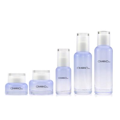 China Manufacturer Cosmetic Empty 50g 40ml 100ml 120ml Cosmetics Packaging Bottle And Glass Jar for sale