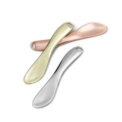 China Wholesale Cosmetic Plastic Cosmetic Spoon Mask Facial Spatulas For Skin Care Cream for sale