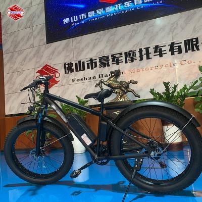 China Guangdong HAOJUN Steel Electric Bicycles 350w EBIKE Urban Commuting Electric Bikes Inch 48V10ah Max Seat Set Adults 20 for sale