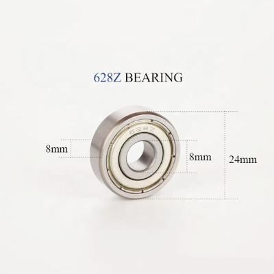 China Long Life Low noise Long life Chrome steel Deep Groove Ball Bearing 628 629  Miniature bearings for fishing gear electronic equipment for sale