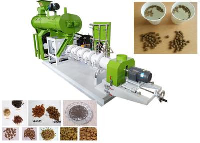 China Novel Shape Fish Pellet Making Machine , Small Farm Fish Pellet Extruder for sale