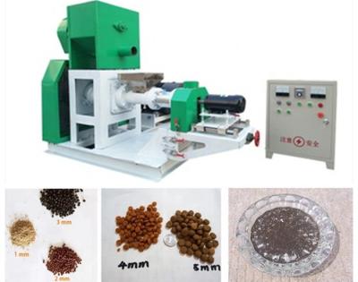 China Floating Fish Animal Feed Extruder , Automatic Feed Production Machine for sale