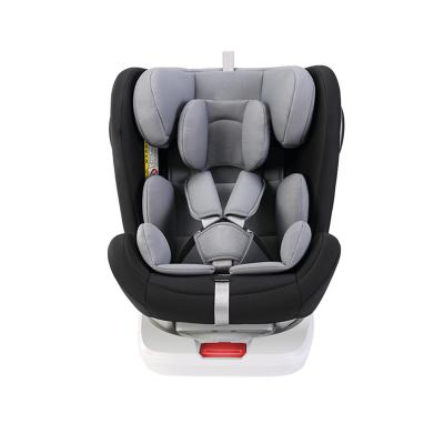 China HDPE and Polyester CEE R44/04 360 Degree Rotation Adjustable Head Height Modern Child Baby Car Seat for sale