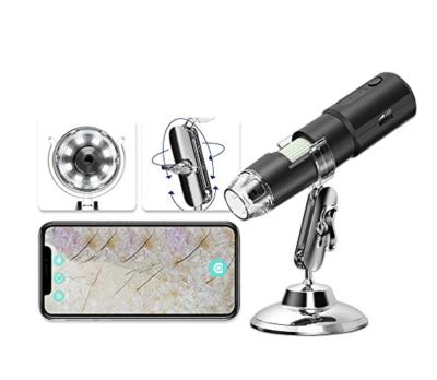 China 5x - 50x Digital Skin Camera Microscope Coaxial Focus LED Light Microscope Widefield Eyepiece for sale