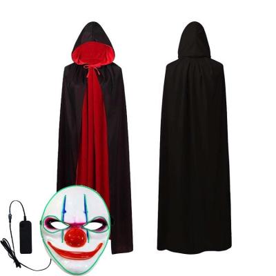 China Modern Halloween Witch Vampire Wizard Super Cool Top Style Outfit Costume With Face Mask for sale