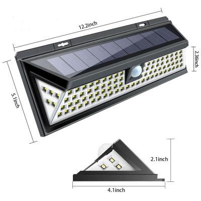 China Outdoor Senor Garden Motion 6000K Solar Wall Light Solar Collector Wall Light for sale