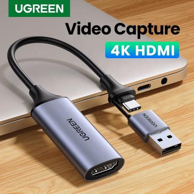 China UGREEN 4K HDMI Video Capture Card to USB/USB-C HDMI Video Grabber Box for PC Computer Live Stream Record Meeting Cm 489 Camera for sale