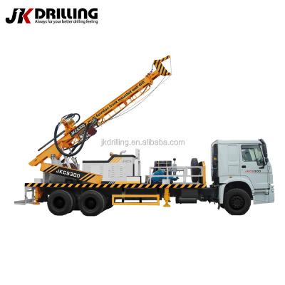 China JK Factory JKCS300 Drilling Truck Mounted Water Well Versatile Drilling Rig DTH Deep Hole Drilling Rig for sale