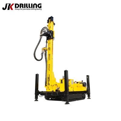 China Construction worksÂ   JK drilling JKS300B crawler rode dth water well borehole drilling rig price for sale