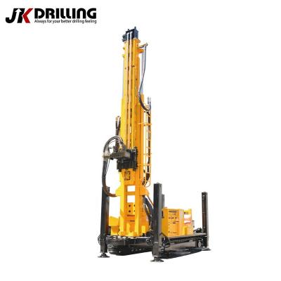 China Construction worksÂ   2022 JK Drilling JKS400SH Crawler Mounted Hydraulic DTH Telescoping Water Well Borehole Drilling Machine Price for sale