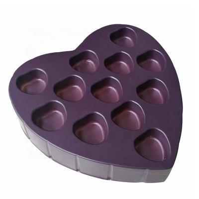 China Chocolate PET Recyclable Packaging Custom Plastic PVC Insert Tray Customized Food Grade Blister Packaging Factory Customized for sale