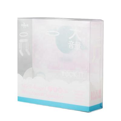 China Customized Clear PVC Recyclable Transparent Packaging PET Plastic Packaging Box For Gifts for sale