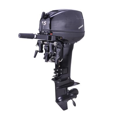 China 2 stroke 15hp water cooled gasoline outboard engine 24L for sale