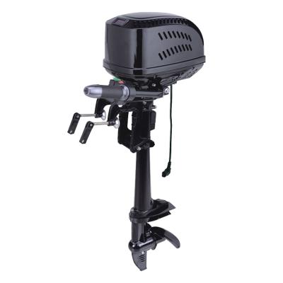 China 48V 1000W Aluminum Brushless Electric Boat Motor Outboard Position for sale