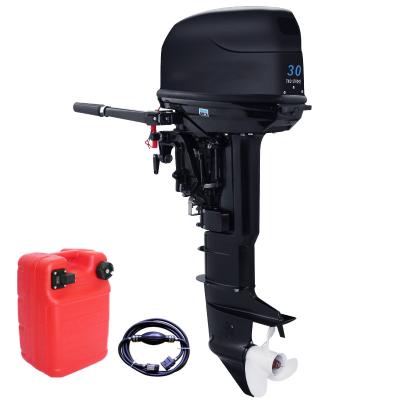 China water cooling system 2 stroke 30hp outboard engine 24L for sale