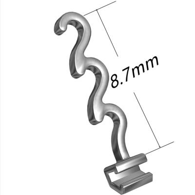 China Dentist 2022 Hot Dental Curved Sliding Crimpable Hook Left/ Right Orthodontic made by Stainless steel for sale