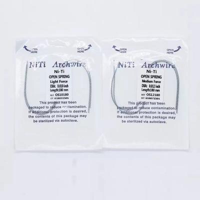 China Dentist/Orthodontic Niti Dental Orthodontic Open Coil Spring 180MM for sale