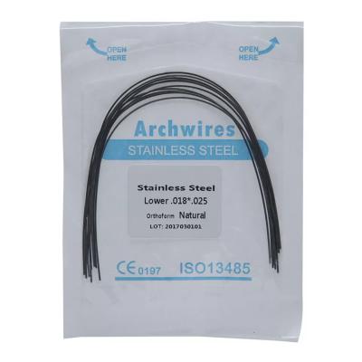 China Dentist/Orthodontic Dental Stainless Steel Orthodontic Archwire/arch Wir for sale