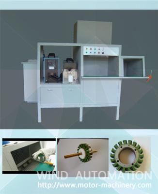 China Fluid Bed Expoxy Coating Stator Powder Coating Machine Heating Stack Instead Of Manual Dipping for sale