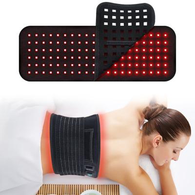 China Portable Pain Relief Gerylove Therapy Red Light 660nm 850nm Led Infrared Wrap Massager For Back /muscle Pain Relief for sale