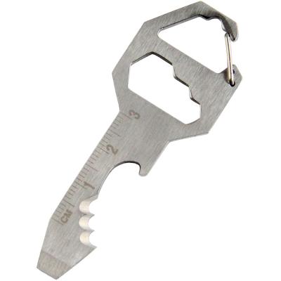 China 420 Stainless Steel 8 in 1 Opener Multi Screwdriver Bottle Wrench Scale Cutter Tool Pocket Hole Hanging EDC Tool for sale