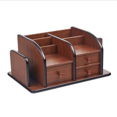 China Eco - Friendly Custom Logo File Document Desk Organizer With 3 Drawer for sale