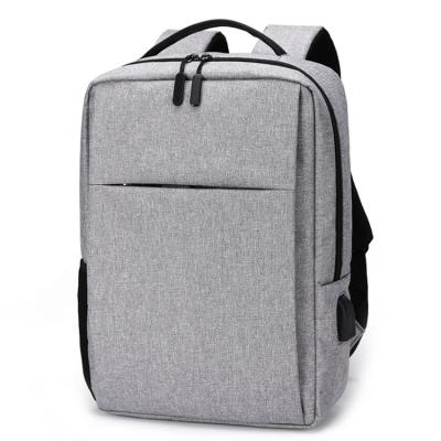 China With USB School Academic OEM Student Plain Canvas Oxford Bag Backpack for sale