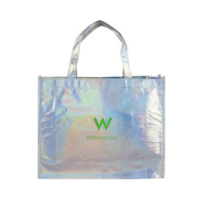 China Eco - Friendly Silver Shoes Wine Clothes Gift Recyle Shopping PP Non Woven Bag for sale