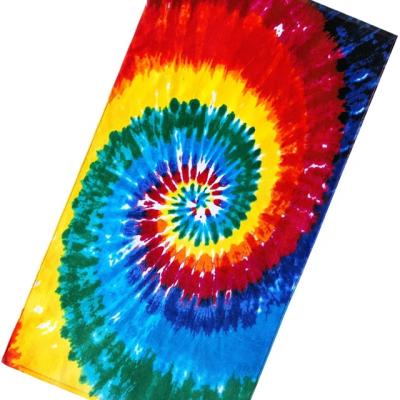 China Kid Safe Unique Custom Design Sports Micro Fiber Bath Towel Printed Microfiber Beach Towel for sale