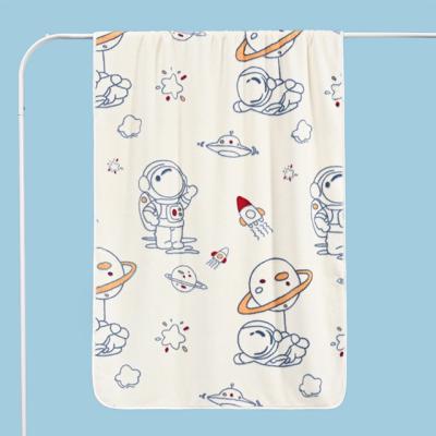 China Child Safe Custom Absorbent Printing Smart Large Bath Towel Soft Coral Fleece Towel Luxury Bath Towel for sale