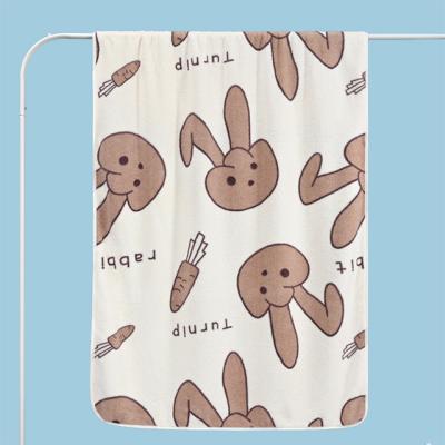 China Wholesale Promotional Absorbent Coral Fleece Bath Printing Extra Absorbent Soft Towel Safe Towel Kids for sale