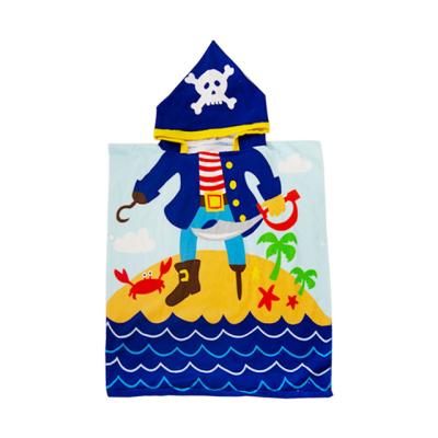 China Custom Kids Safe Beach Towels Wholesale Hooded Beach Towels For Kids for sale