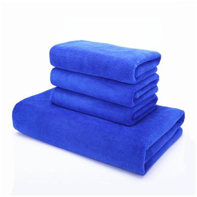 China Wholesale Custom Logo High Quality Luxury Hotel Disposable 400 Gsm Micro Fiber Bath Towels for sale