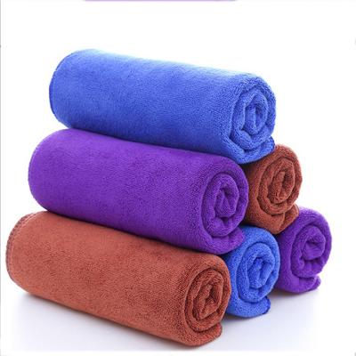 China Silicone Oil Coating 2.0mm Thick Microfiber Child Safe Soft Cleaning Towel For Cars Producers 60*180cm for sale