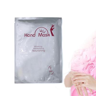 China Damage OEM Private Label Hand Mask Natural Skin Repair Release Cream Moisturizing Peeling Mask Organic Lavender Hand Mask for sale